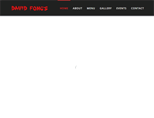 Tablet Screenshot of davidfongs.com